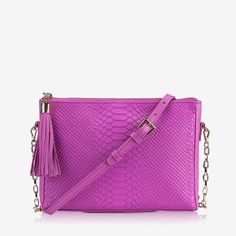 Nwt Gigi New York Hailey Crossbody Bag In Embossed Orchid. Embossed Python Leather. Zip Top Closure With Tassel Pull. Bottom Slip Handle That An Be Used As A Clutch. Detachable And Adjustable Crossbody Strap. Interior Slip Pocket. New With Tags. Dust Bag And Box Included. No Trades | No Paypal | No Holds | No Modeling. Offers Welcome Through The Offer Button Only. More Photos Coming Soon! Zip Top, Kate Spade Crossbody, Python, More Photos, Leather Crossbody Bag, Leather Crossbody, Pink Purple, Coming Soon, Dust Bag