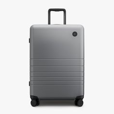 The Expandable Check-In Medium is the perfect midsize case, now with space for more. The expandable wraparound zipper adds 1.6" of depth to your luggage, ideal for last-minute items and cherished travel mementos.

Outfitted with a high-quality polycarbonate shell, the Expandable Check-In Medium is dent-resistant, impact-friendly and virtually unbreakable. It  our new ultra-sturdy telescopic handle, redesigned 57 mm whisper-quiet wheels, TSA-Accepted lock, vegan leather details, and all-premium m Packing Organizers, Travel Cubes, Luggage Shop, Carry On Size, Shoe Bags, Leather Luggage Tags, Travel Jewelry Case, Leather Luggage, Midnight Black