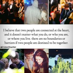 a collage of photos with the words i believe that people are connected at the heart, and it doesn't matter what you do, or who