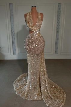 The Best Prom Dresses Ever, Extra Prom Dresses, Expensive Prom Dresses, Bling Prom Dresses, Rose Gold Prom, Sparkle Dresses, Mermaid Prom Dresses Long, Red Carpet Dress, Classy Prom