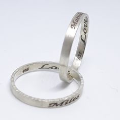 🌍 FREE DHL Express SHIPPING WORLDWIDE, Delivery in just 2-3 days 💝SPRING SALES with 10%OFF💝 Personalized gift for her, rings for women and Birthday Gift, Mothers Day gift! Interlocking double rings made of Sterling Silver, designed, hammered and crafted by hand. Simple engagement rings. Stackable personalized rings. MATERIALS: Sterling Silver with sterling silver stamp guarantee DIMENSIONS: This ring is approximately 3mm wide and 1mm thick (if you want it little more or less wide just contact Engagement Rings Stackable, Rings Materials, Self Gift, Double Rings, Simple Engagement, Simple Engagement Rings, Thumb Ring, Personalized Gifts For Her, Double Ring