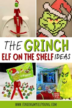 the grinch elf on the shelf ideas for christmas and other holiday activities to do with kids