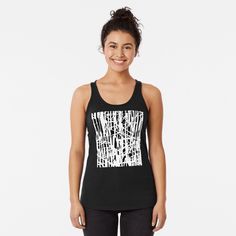 Get my art printed on awesome products. Support me at Redbubble #RBandME: https://www.redbubble.com/i/tank-top/Modern-Abstract-White-Scribble-Pattern-On-Black-by-Cultradesign/57213328.IXNXQ?asc=u Tank Top Designs, Racerback Tank Top, Black Lives, Black Lives Matter, Chiffon Tops, Racerback Tank, Shirt Design, Basic Tank Top, Athletic Tank Tops