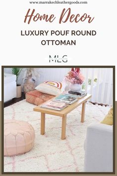 Gift Ideas | Poufs In Living Room | Pouffe Coffee Table | Square Pouf | Leather Furniture Poufs In Living Room, Etsy Business Plan, Etsy Photography, Table Square, Etsy Marketing