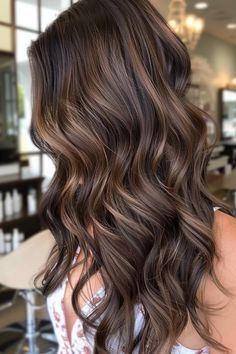 45 Stunning Sunkissed Brunette Hair Ideas To Revamp Your Hair Brunette Balayage Hair Light Brown, Sun Kissed Brunette Balayage, Brown Hair Color For Fall, Sun Kissed Highlights Brunette, Brunette Hair Lowlights, Sunkissed Balayage Brunettes Sun Kissed Brown Hair, Carmel Balayage Brunettes