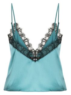 Silk Sleeveless Top, Kiki De Montparnasse, Lace Panelled, Clothing Ideas, Sabrina Carpenter, Black Silk, Ice Blue, Floral Lace, Dream Closet