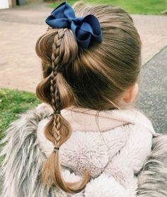 Easy Toddler Hairstyles, Girls Hairdos, Cute Toddler Hairstyles, Girly Hairstyles, Easy Little Girl Hairstyles, Girl Hair Dos, Girls Hairstyles Easy, Bella Hair, Toddler Hairstyles Girl