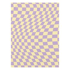 a yellow and purple checkerboard pattern is shown in this graphic art work,