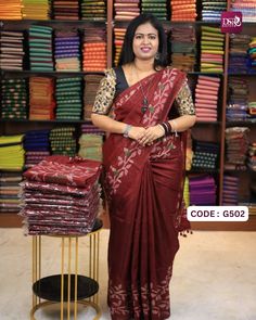 Jute cotton sarees @ 550+$ Booking Soniya - 9443143352 Shalini - 7305626399 Kousalya - 6374441254 Suji - 7200602017 Sasi - 9653484447 Website 📲 www.dsrsarees.com Android App 📲 https://play.google.com/store/apps/details? id=com.dsrapp.dsrsarees IOS App 📲 https://apps.apple.com/app/dsr-sarees/id6504281793 —————————————————— Join our WhatsApp Channel to receive exclusive updates on new arrivals and offers, https://whatsapp.com/channel/0029VaFMxcZ89iniEF8WcZ2U —————————————————— 🏤OUR STORE DS... Fashionable Saree, Fashionable Saree Blouse Designs, Pochampally Sarees, Tamil Nadu, Bridal Saree, Saree Blouse Designs, Sarees Online, Cotton Saree, Saree Wedding