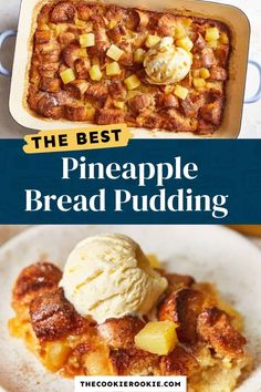 the best pineapple bread pudding recipe