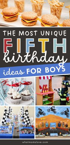 the most unique fifth birthday ideas for boys