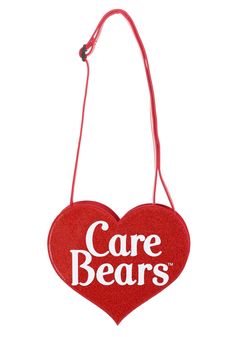 PRICES MAY VARY. polyurethane Size: Standard 80% polyurethane 20% polyester Bag is shaped like a heart, Care Bear words on front Length adjustable shoulder strap Heart size is 10" wide 9" tall Journey back to the Land of Feelings with our latest Care Bears Companion Bag. Bringing a touch of nostalgia and a sprinkle of modern flair, this accessory doesn't just store essentials; it captures hearts. We get the irony of a heart carrying hearts but bear with us for a moment. Crafted from a blend of 8 Grumpy Care Bear Makeup, Care Bears Costume, Care Bear Heart, The Care Bears, Heart Shaped Bag, Bear Costume, Bear Theme, Bear Outfits, Care Bear