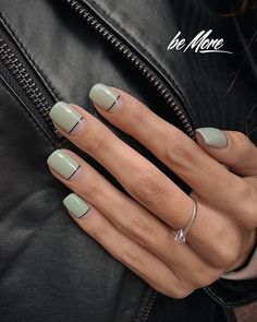 Unghie Sfumate, Minimal Nails Art, Nagellack Trends, Subtle Nails, Minimal Nails, Casual Nails, Cute Gel Nails, Nails Gel, Neutral Nails