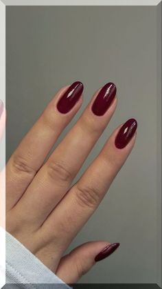 Indulge in the rich, romantic hue of cherry wine nails, perfect for adding a touch of sophistication to any look, day or night. Italy Nails, Nails Only