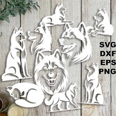 the svg dxf files are ready to be used for crafts and other projects