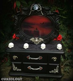 an image of a chest with skulls on it, and the caption reads curiology with asa norths and 4 others