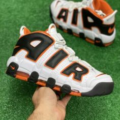 Item: Nike Air More Uptempo Size: Men's U.S Size 9 Condition: Pre-Owned Gently Worn/Tried On 100% Authentic C-053107 Nike Air More Uptempo, Nike Air More, Mens Basketball Shoes, Shoes Nike Air, Shoes White, Mens Basketball, White Nikes, Basketball Shoes, Nike Men