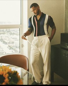 Rome Flynn, Tea Party Attire, Casual Outfit Idea, Dapper Outfit, Mens Fashion Smart