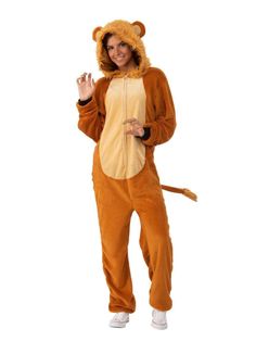 Adult Lion Comfy Wear Costume - costumes.com Lion Onesie, Lion Halloween Costume, Lion Halloween, Onesie Costumes, Lion Costume, Regal Design, Comfy Wear, Adult Halloween Costumes, Plus Size Shopping