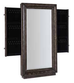 Hooker Furniture Traditions Floor Mirror with Hidden Jewelry Storage | Perigold