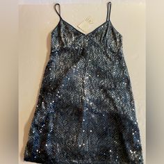 Nwt Stunning Nwt Zara Midnight Blue Sequin Dress.Gorgeous Sparkling Sequin Dress.Feminine . Date Night . Party . Vacation . Mobwife . Wedding Guest . Graduation Blue Mini Length Slip Dress For Party, Blue Slip Dress With Spaghetti Straps For Party, Blue V-neck Slip Dress For Party, Zara Spring Night Dresses, Blue Slip Dress With Spaghetti Straps For Night Out, Blue Spaghetti Straps Slip Dress For Night Out, Glamorous Fitted Night Dress, Glamorous Fitted Dress For Night, Fitted Cami Dress For Night