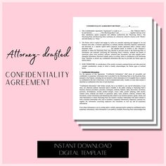 an image of a printable agreement