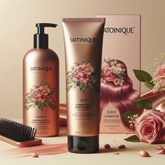 Satinique 2-in-1 Shampoo & Conditioner: The Ultimate Hair Care Solution Borage Oil, Hair Concerns, Maintaining Healthy Hair, Sensitive Scalp, Coily Hair, Hair Care Routine, Damaged Hair, Shampoo And Conditioner