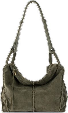 The Sak Los Feliz Slouchy Hobo - |Leather - Moss Suede| Fall Textured Leather Hobo Bag For Travel, Fall Travel Textured Leather Hobo Bag, Fall Travel Hobo Bag With Textured Leather, Leather Hobo Bag With Zipper Closure For Fall, Leather Hobo Shoulder Bag With Zipper Closure, Casual Leather Hobo Bag, Casual Textured Leather Hobo Bag For Everyday Use, Casual Double-handled Leather Hobo Bag, Casual Soft Leather Crossbody Hobo Bag