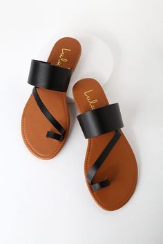 Sandals for Women | Trendy Women's Dress Sandals, Heels, and Slides - Lulus Dressy Flat Sandals, Black Flat Sandals, Dressy Flats, Black Suede Flats, Black Sandals Flat, Chic Sandals, Minimalist Shoes, Minimalist Chic, Sandal Heels