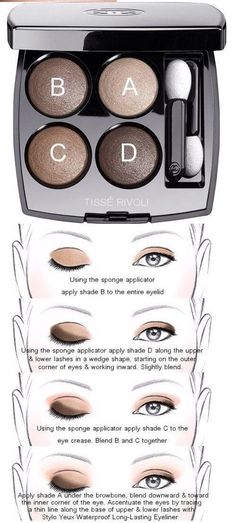 Chanel Eye Makeup, Chanel Eyeshadow, Eye Ideas, Mekap Mata, Chanel Cosmetics, Makeup Tips For Older Women, Makeup Secret, Makeup 101