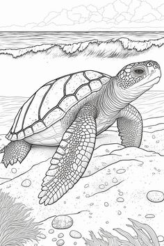 Digital Colouring Pages, Realistic Animal Coloring Pages, Coloring Pictures For Adults, Coloring Page Animals, Peaceful Patterns, Animal Coloring Pages For Adults, Coloring Pages Animals, Colouring Book For Adults, Colouring Book Pages