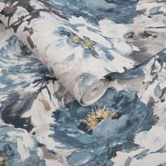 sample chelsea wallpaper in night sky from the exclusives collection by graham brown 1 Chelsea Wallpapers, Blue And White Fabric, Night Sky Wallpaper, Sky Wallpaper, Graham & Brown, Brown Wallpaper, Chelsea Flower, Chelsea Flower Show, Kitchen Wallpaper