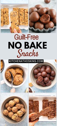 no bake snacks that are easy to make and delicious enough for the whole family