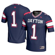 Help your young fan suit up for every game with this Dayton Flyers Football jersey from GameDay Greats. This lightweight jersey will keep them light on their feet for all four quarters. The sublimated Dayton Flyers graphics on the soft, polyester material are the perfect way to show their love for their squad. Dayton Flyers, Youth Football, Suit Up, Football Jersey, Football Jerseys, Polyester Material, Breathable Fabric, Football, Fan