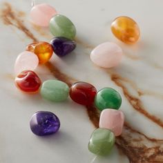 "Buy the Multicolored Stone Irregular Oval Bead Mix by Bead Landing™ at Michaels. Spruce up your jewelry designs with these oval stone beads by Bead Landing. Spruce up your jewelry designs with these oval stone beads by Bead Landing. Team them with unique charms and beads to make pretty bracelets and anklets. Details: Multicolored Includes assorted sizes 7\" (17.78 cm) string length Agate, rose quartz, amethyst and green aventurine agate | Multicolored Stone Irregular Oval Bead Mix by Bead Landi Natural Stone Oval Beads For Jewelry Making, Tumbled Gemstone Beads For Jewelry Making, Multicolor Teardrop Gemstones For Jewelry Making, Natural Oval Beads Gemstones For Jewelry Making, Teardrop Multicolor Gemstones For Jewelry Making, Natural Tumbled Stones For Jewelry Making, Multicolor Natural Oval Bead Gemstones, Multicolor Oval Natural Gemstone Beads, Multicolor Natural Oval Gemstone Beads