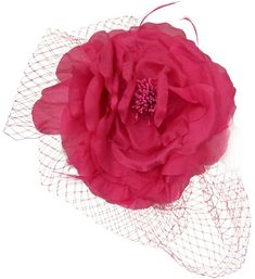 This August Hats Designer Rose See-Through Fascinator headpiece in Pink is the perfect accessory for any occasion. Made with high-quality feathers and polypropylene material, this headpiece exudes luxury and elegance. The intricate design features a mix of vintage and modern elements, making it suitable for events ranging from weddings to cocktail parties to christenings. The headpiece is one size fits all, and its unique style will make you stand out among the crowd. The stunning pink color and rose theme add a touch of femininity to any outfit. This fascinator is a must-have for any fashion-forward woman who wants to make a statement. A  blossom crowns the center of a see-through umbrella fascinator that looks fab in photos, by August Hats. Approx. width: 11-1/2" One size fits most Feath Rosé Theme, Modern Elements, Cocktail Parties, Intricate Design, Cocktail Party, Fascinator, Christening, One Size Fits All, Headpiece