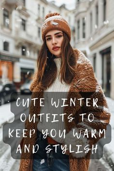 Midwestern Winter Outfits, Cute Winter Snow Outfits, Cozy Cold Weather Outfits, Layer Outfits Winter, Warm Cute Outfits, Cute Warm Winter Outfits, Cute Warm Outfits, Cold Day Outfit, Warm Winter Outfits