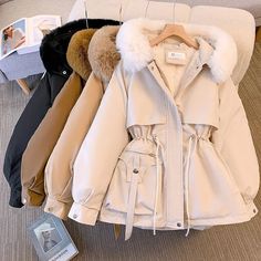 Plus Size Winter, Winter Coats Women, Hooded Coat, Look Casual