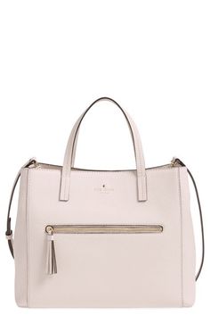 kate spade new york 'spencer court - tera' leather satchel (Nordstrom Exclusive) available at #Nordstrom Fancy Handbags, Kate Spade Satchel, Red Purse, Nordstrom Anniversary Sale, Satchel Tote, Head Over Heels, Tote Handbag, It's Hot, Anniversary Sale