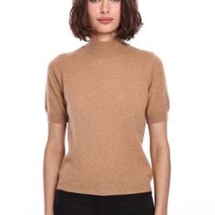 Viscose Brown Mock Turtle Neck Sweater Short Sleeve. Never Worn. Just Not My Style. Size Small. Sweater Short Sleeve, Mock Turtle Neck, Turtle Neck Sweater, Mock Turtle, Mock Turtleneck, Sweater And Shorts, Colorful Sweaters, Turtleneck Sweater, Neck Sweater