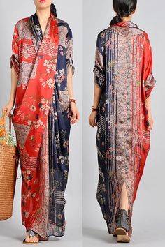 Hot Sale Plus Size Dresses! High-Way Fashion! Shop Now to Get Extra $20 OFF (💰️Coupon:BKD20) Flash Sale!⌛️Don‘t Miss it! Dress Maxi, Spring Style, Spring Dress, Women Dress, Kimonos, Quarter Sleeve, Look Fashion, African Fashion, Three Quarter