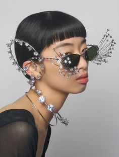 You Look Fab, Floating Necklace, January 25, Of The Earth, Necklace And Earrings, Visual Identity, The Earth, Fashion Art, Body Art