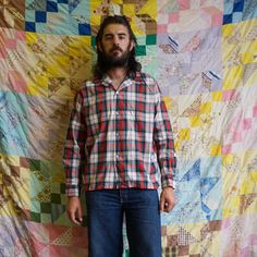 Vintage 1950s sears roebuck Pilgrim Loop Collar Red and Green Plaid Button up shirt Shirt is in great condition. Great for the outdoors, or for your @edgyalbert cosplay Flat lay Measurments 23in pit to pit  28in length Vintage Red Button-up Flannel Shirt, Vintage Red Flannel Shirt With Button Closure, Vintage Red Shirt For Fall, Red Vintage Flannel Shirt With Button Closure, Red Vintage Shirt For Fall, Vintage Red Camp Shirt With Camp Collar, Retro Button-up Flannel Shirt, Retro Red Collared Flannel Shirt, Vintage Red Button-up Shirt