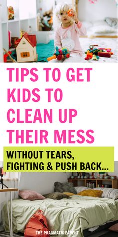 Learn practical tips to get kids to clean up their mess and be active participants in picking up around the house! Daily Routine Chart For Kids, Toddler Routine, Daily Routine Chart, Mom Routine, Birthday Traditions, Routine Chart, Best Cleaning Products, Be Active