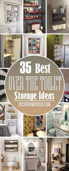 the best over the toilet storage ideas