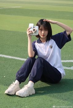 P.e Uniform Korean, Pe Uniform Aesthetic, Gym Uniform School, School Gym Outfits, School Gym Uniform, School Uniform Outfits Aesthetic, Thai School Uniform