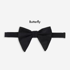 Classic, timeless and perfect for any formal evening. Choose our black satin bow tie and introduce yourself as Bond, James Bond. | Men's Tie Bar: Solid Satin Bow Tie - Self-Tie/-/Slim, In Black, Silk Pre-tied Satin Bow For Black Tie Events, Dapper Fitted Ties For Formal Occasions, Classic Adjustable Bow For Business, Adjustable Classic Bow For Business, Classic Bow Tie For Black-tie Events, Classic Adjustable Bow Tie For Black-tie Events, Classic Adjustable Bow Ties, Classic Pre-tied Satin Bow Tie, Classic Adjustable Solid Color Bow