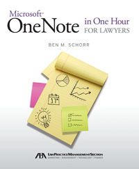 microsoft one note in one hour for lawmakers by ben m schrorr