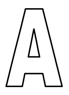 the letter is black and white with no lines on it, so you can use this font