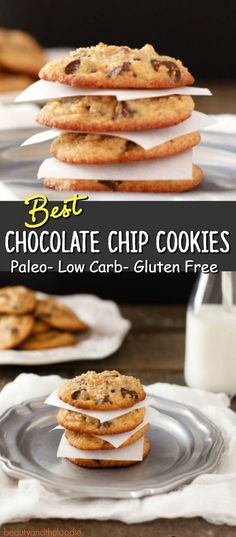 the best chocolate chip cookies pale low carb - gluen free recipe ever